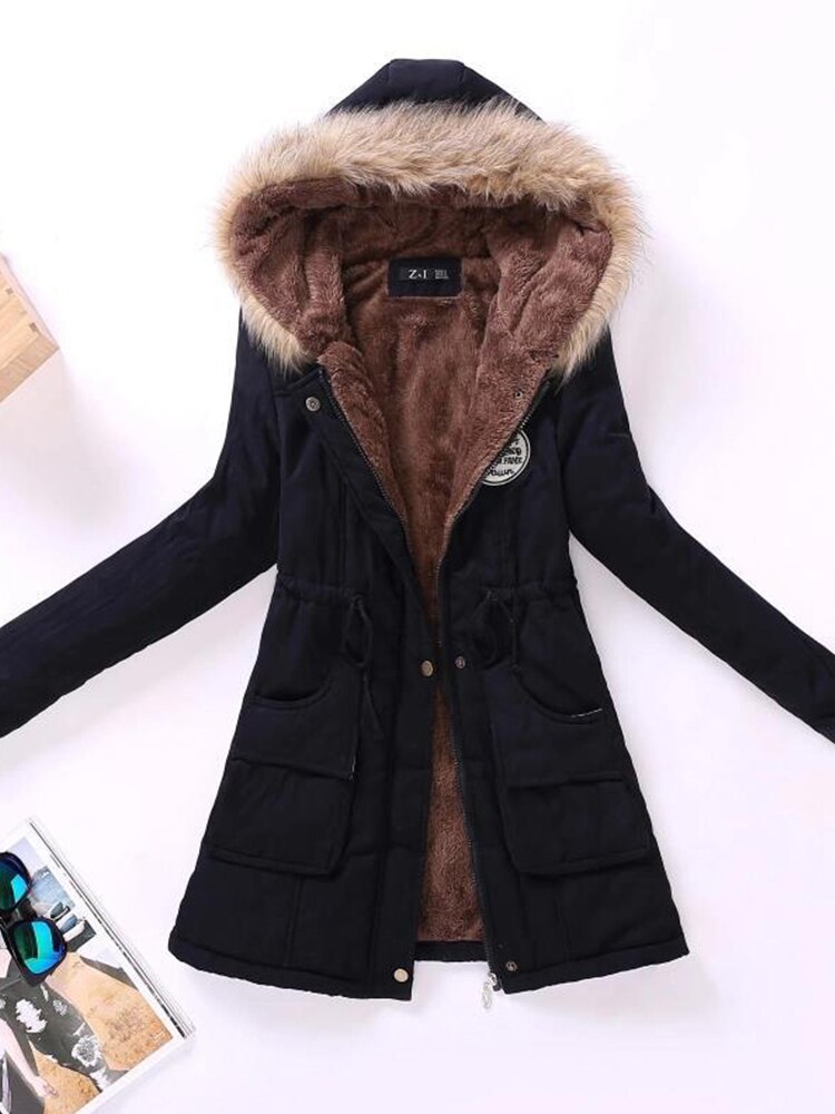 Veste d'hiver élégante, confortable et polyvalente pour femmes