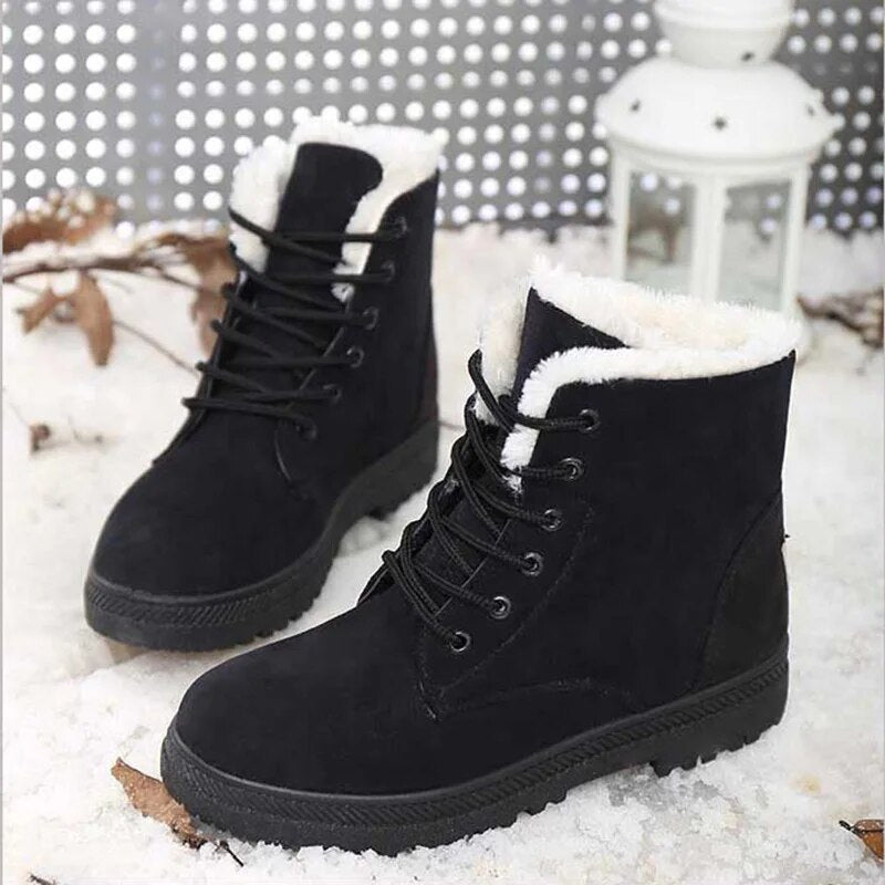 Bottes d'hiver confortables, stylées et isolées pour femmes