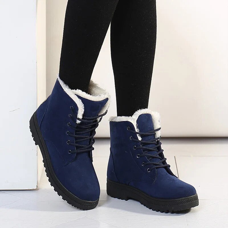 Bottes d'hiver confortables, stylées et isolées pour femmes