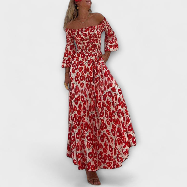 Sienna - Robe maxi décolletée pour des vacances parfaites