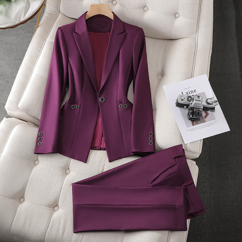Ensemble de blazer classique pour femmes