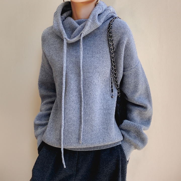 Pull Femme Col Roulé Avec Cordon | Doux & Chaud