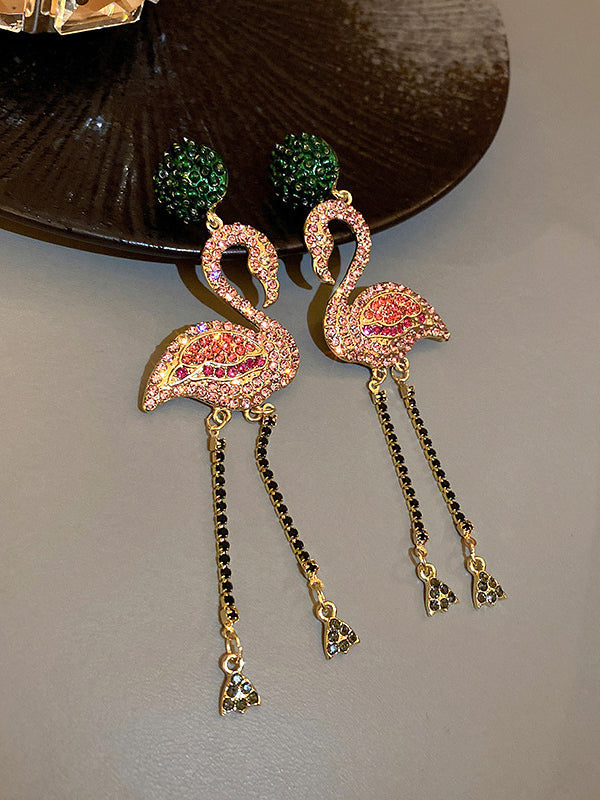 Boucles d'oreilles tendance, en forme d'animal