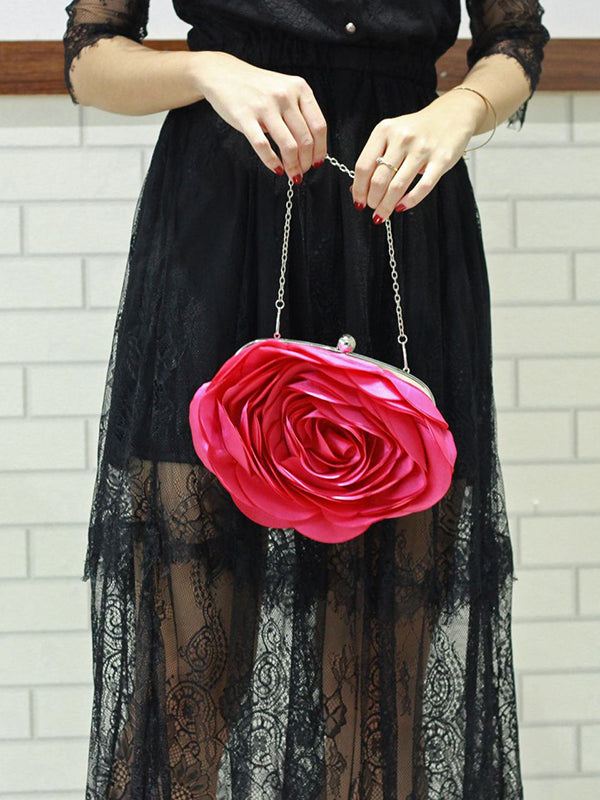 Sac à main à fleurs en 3D