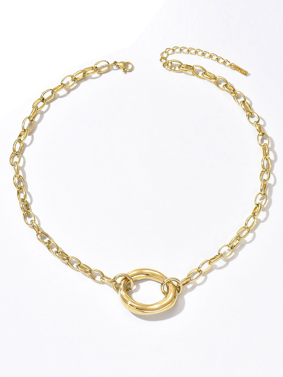 Collier géométrique à chaîne