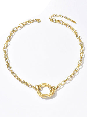 Collier géométrique à chaîne