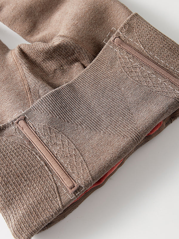Pantalon thermique décontracté en velours à jambes fines, garde au chaud, couleur unie