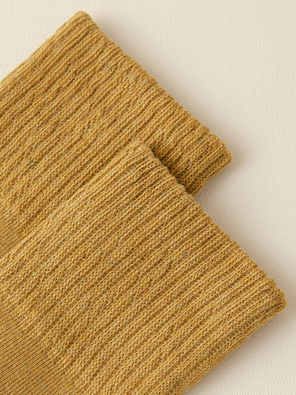 Jambières décontractées chaudes coupe près du corps, couleur unie