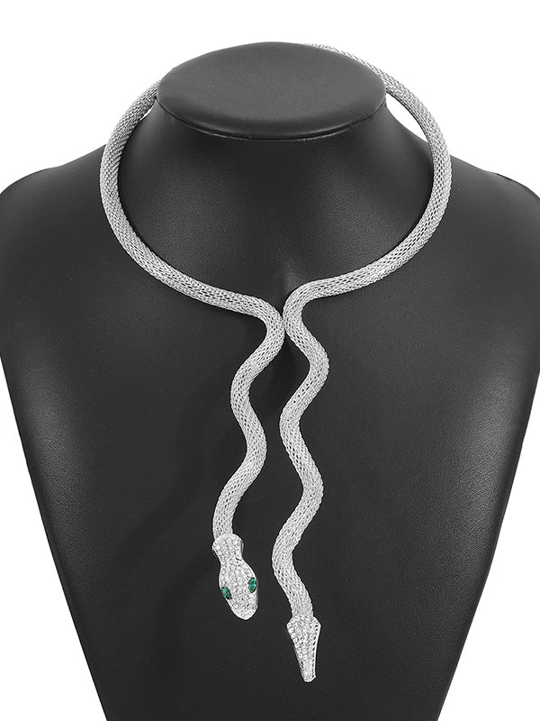 Collier en forme de serpent