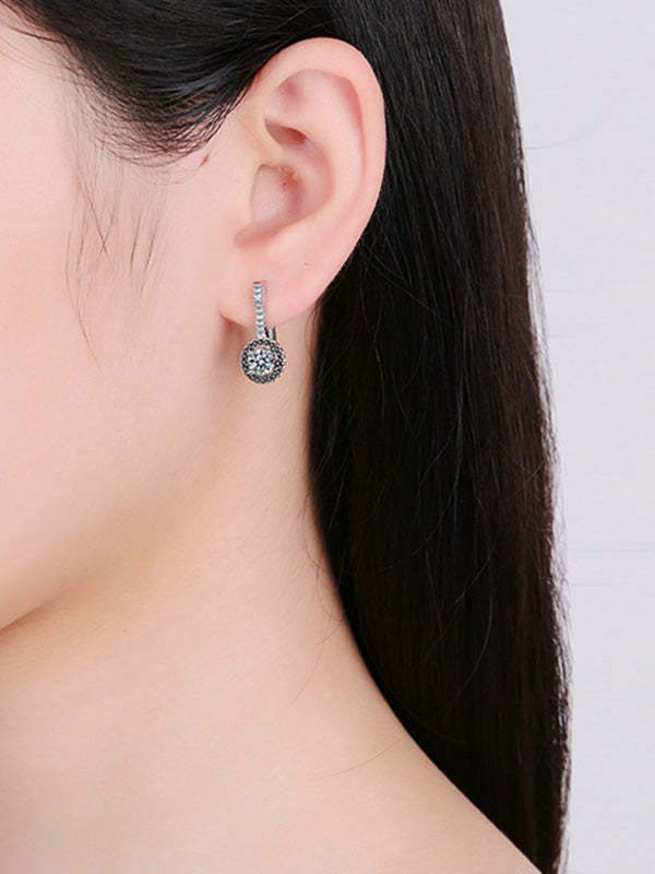 Boucles d'oreilles à strass