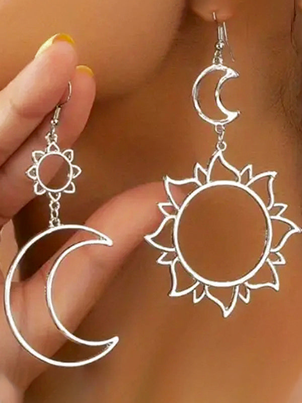 Soleil creux de couleur unie – Accessoires pour boucles d'oreilles à pompons