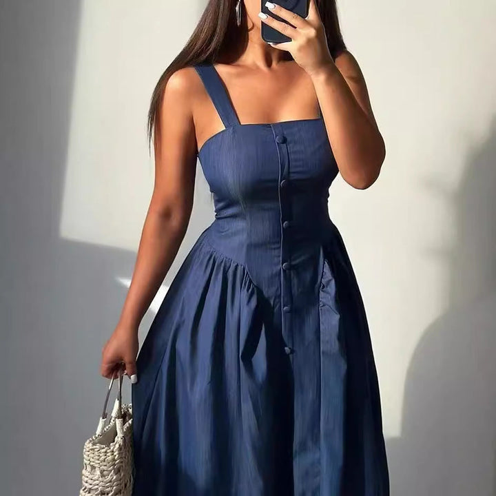 Valeria - Robe midi avec corset