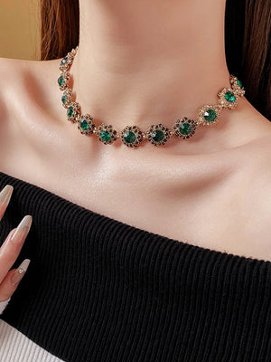 Collier géométrique à chaîne