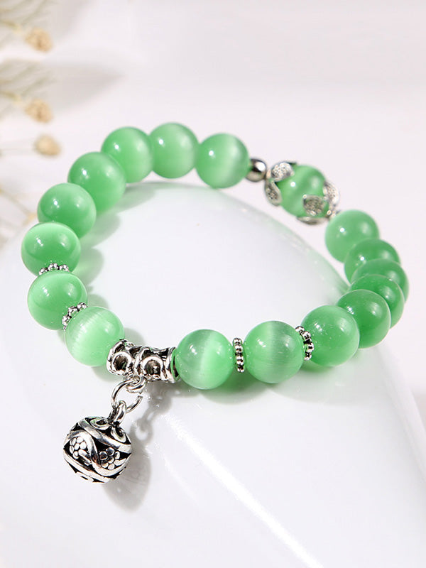 Bracelet original simple en pierre de 5 couleurs
