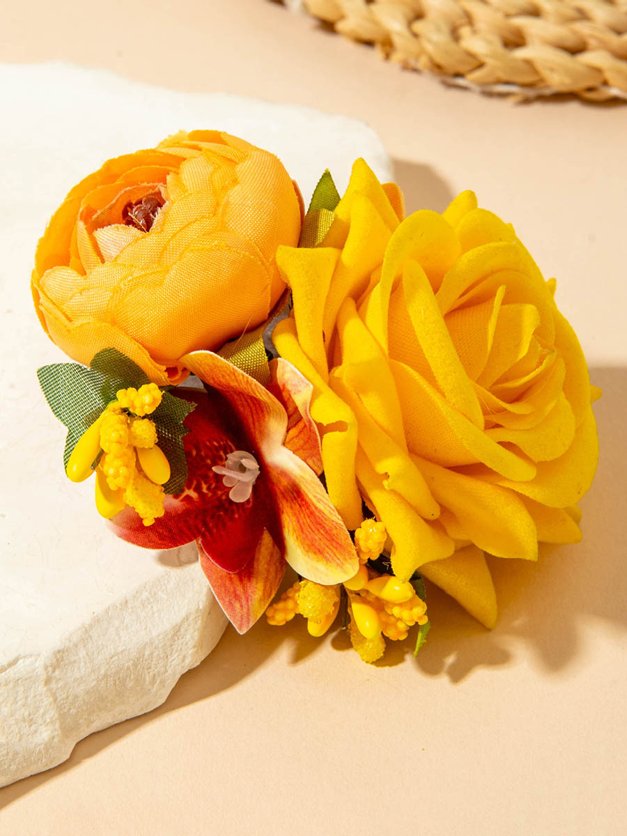Pinces à cheveux à fleurs en 3D