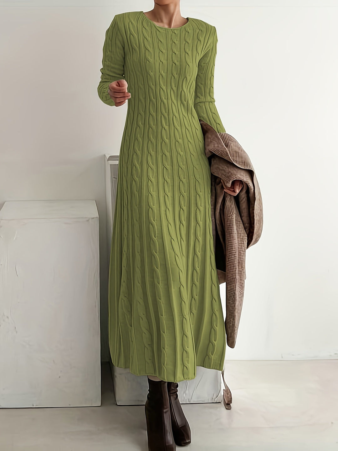 Isabella | Robe maxi élégante pour femmes en tricot