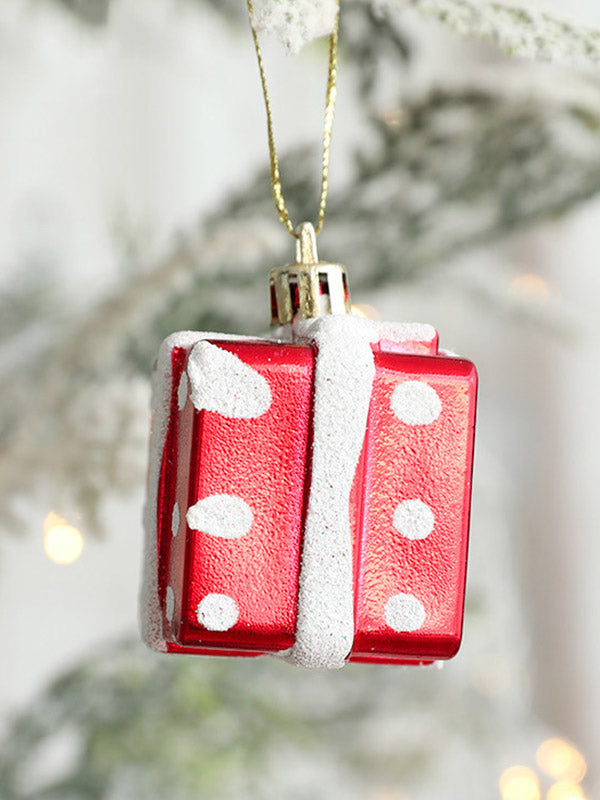 2 pièces nouveau bonhomme de neige maison crème glacée noël arbre décorations pendentif