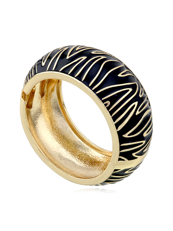 Accessoires pour bracelets géométriques à rayures zébrées