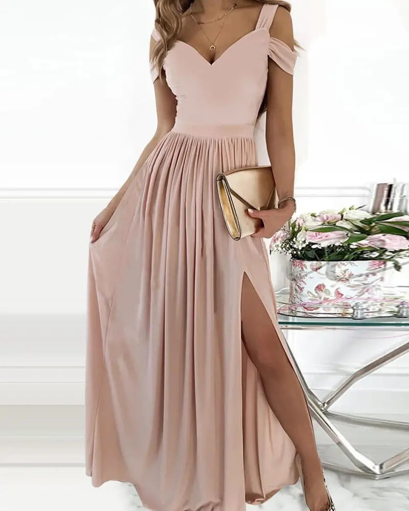 Amanda - Robe maxi à plis floraux