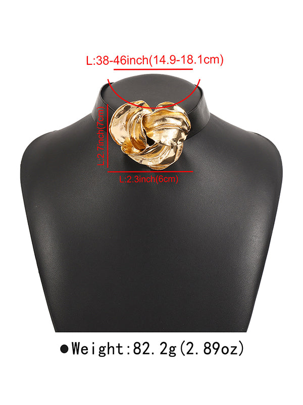 Collier en forme de fleur