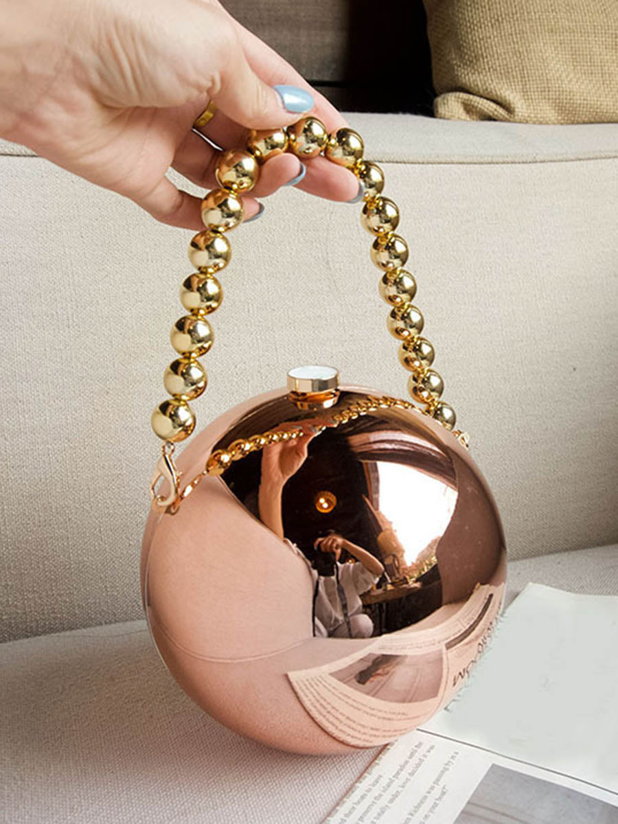 Sac à main géométrique couleur unie
