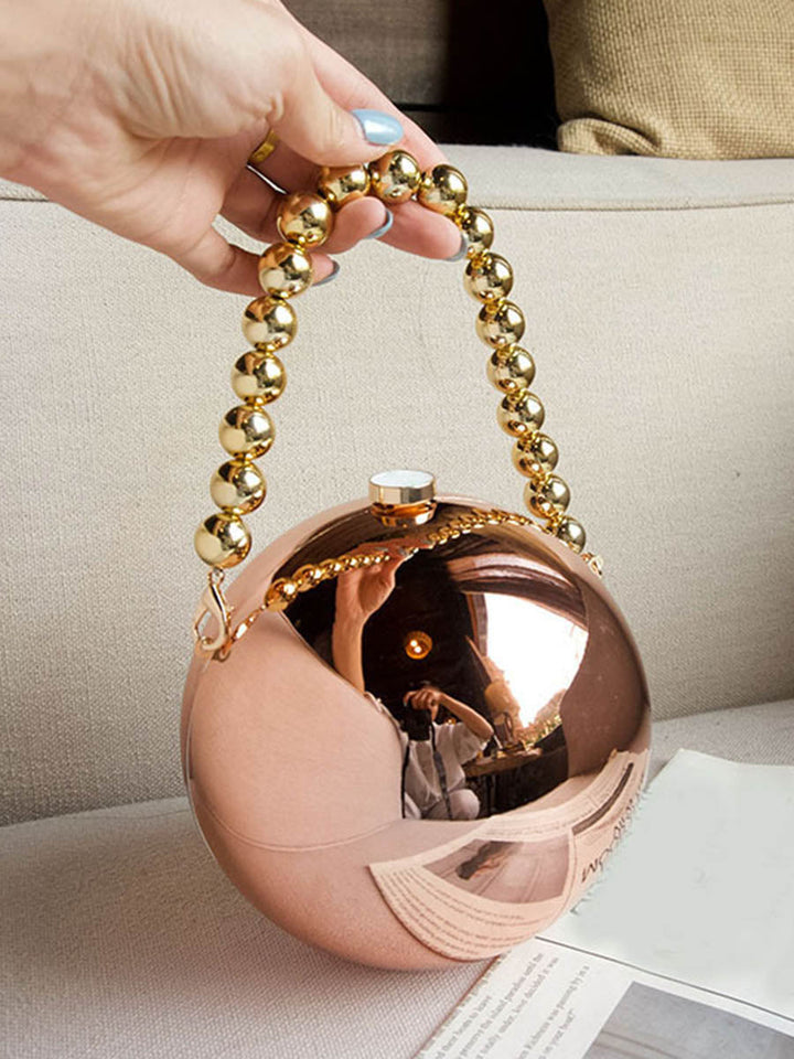 Sac à main géométrique couleur unie