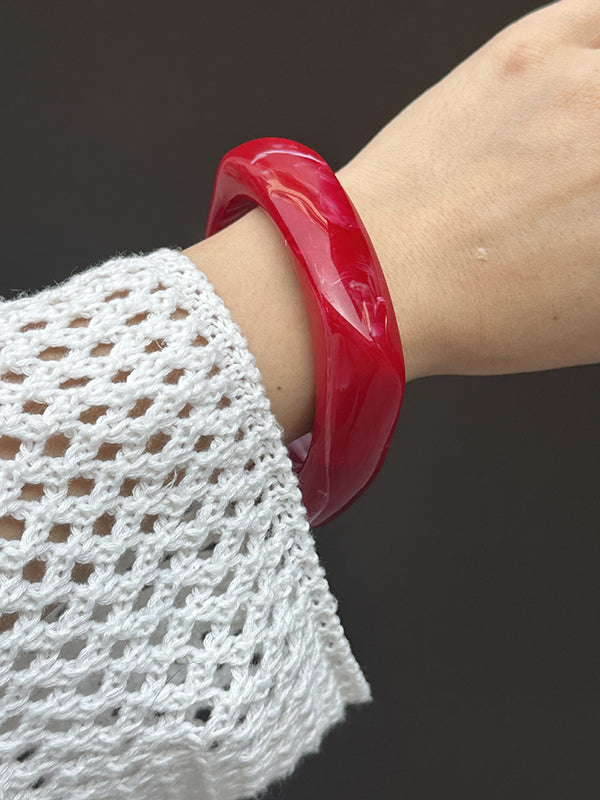 Bracelet géométrique brillant
