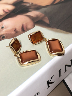 Boucles d'oreilles géométriques