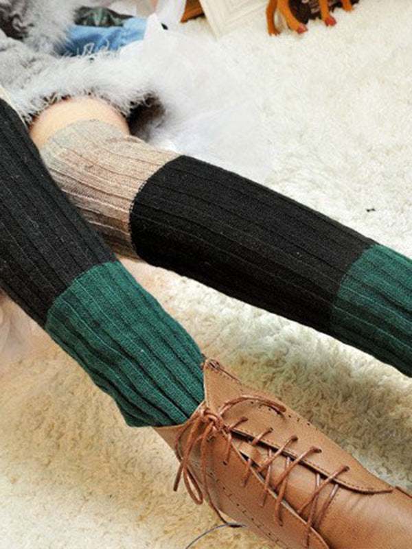 Jambières décontractées couleur contrastée