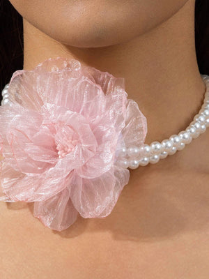 Collier en forme de fleur