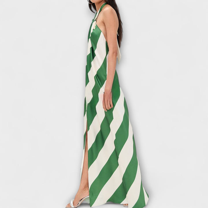 Marlowe - Robe Maxi Rayée Débardeur