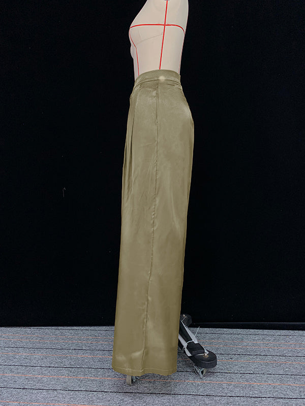 Sweats à capuche unis originaux – Ensemble deux pièces pantalon jambes écartées