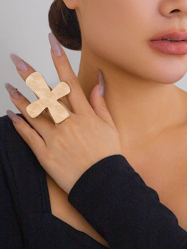 Bague géométrique