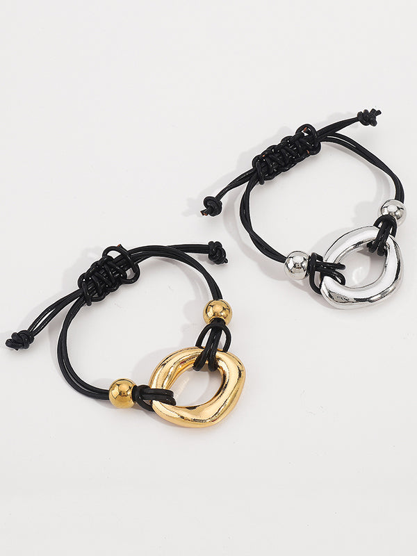 Parure bracelet et collier géométrique