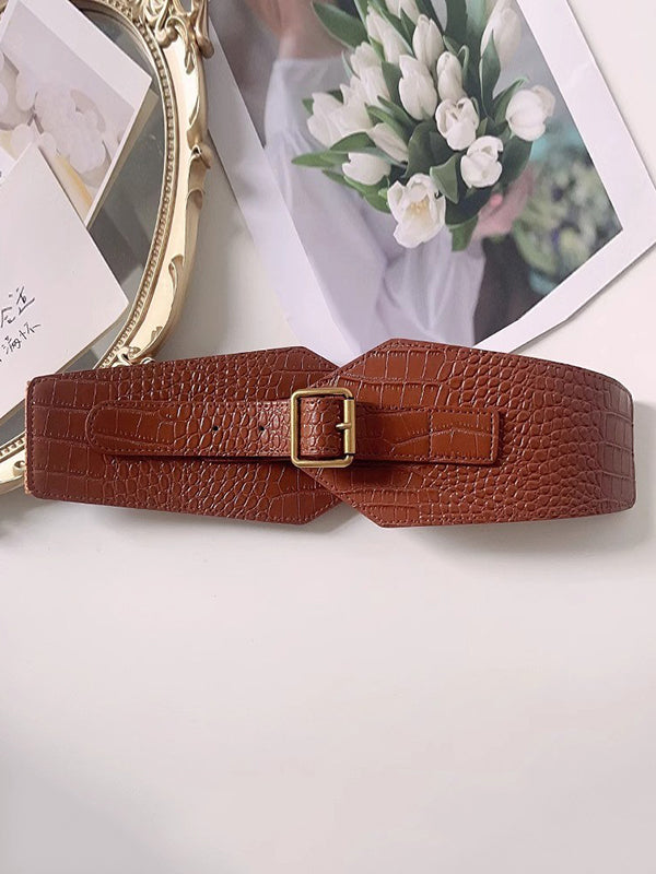 Boucle de ceinture Ceintures de taille géométriques à empiècements & Poignets de cuisse