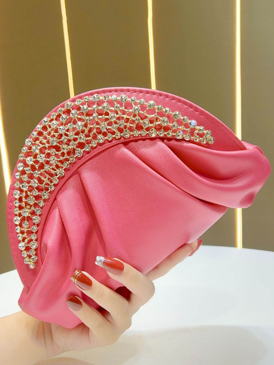 Sac à main à chaîne, à strass