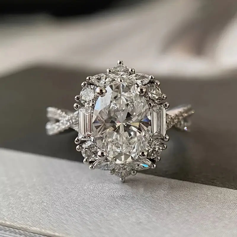 Bague Éclat Éternel au Style Vintage