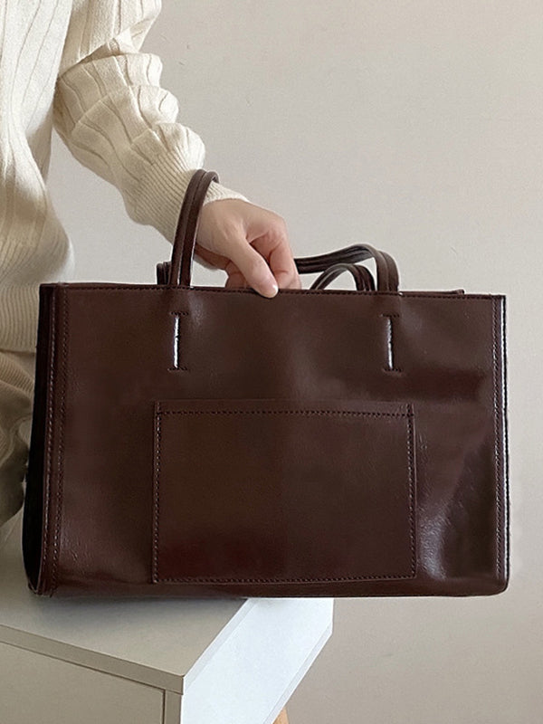 Accessoires simples de sacs en PU de couleur unie