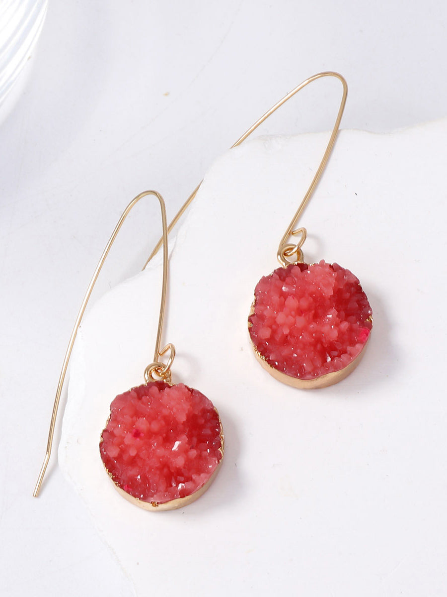 Boucles d'oreilles géométriques en forme de goutte