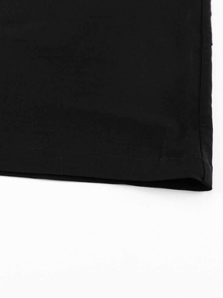 Jupe moulante coupe droite, couleur unie
