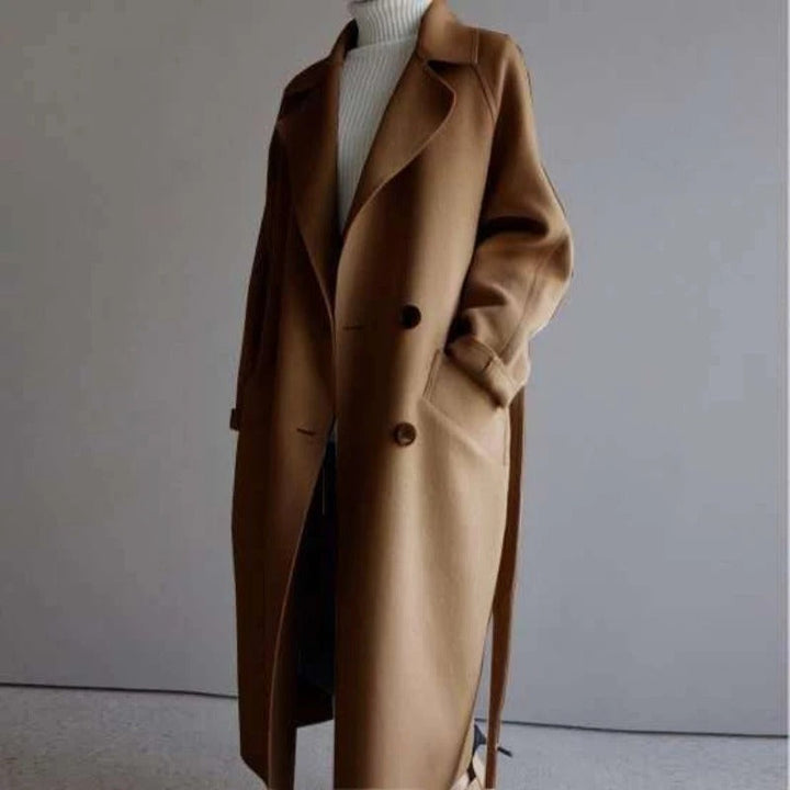 Manteau à revers pour femmes