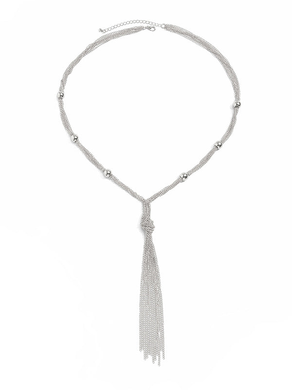 Collier à pompons