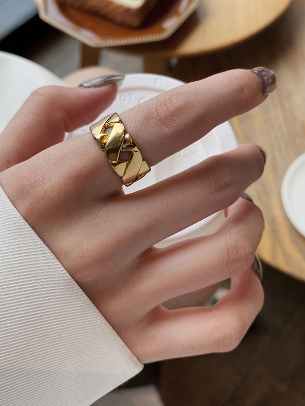 Bague géométrique