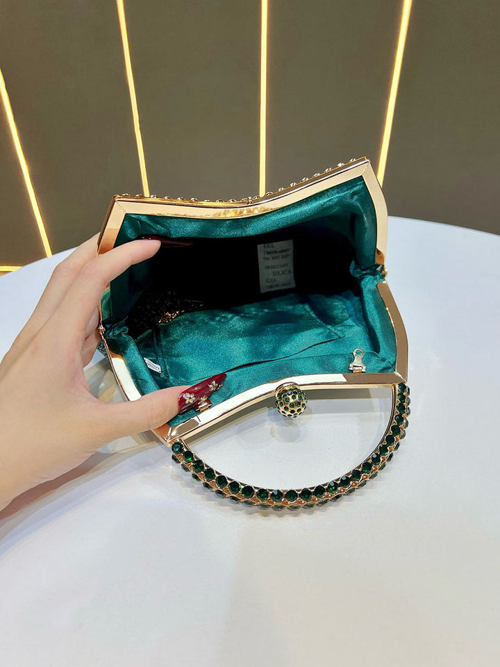 Sac à main à chaîne, à strass