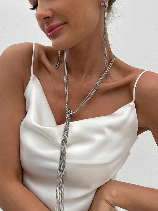 Collier à pompons
