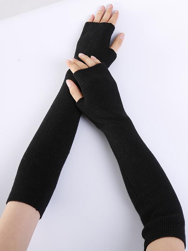 Accessoires de manches tricotés 7 couleurs