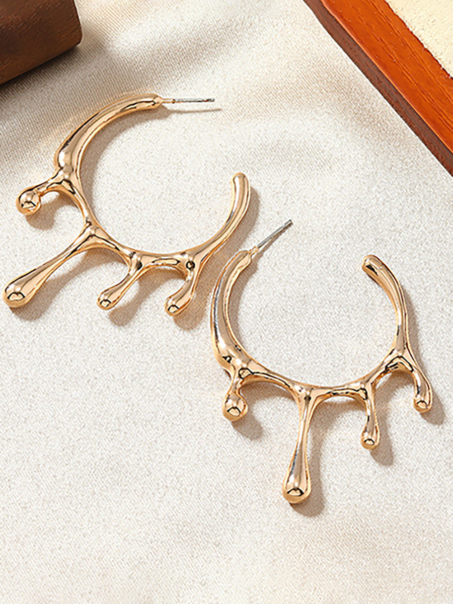Boucles d'oreilles géométriques