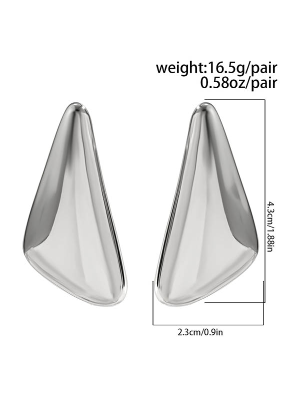 Boucles d'oreilles pendantes géométriques