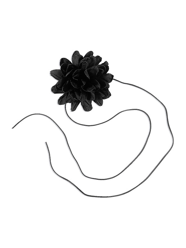 Accessoires de colliers noués à fleurs tridimensionnelles, accessoires de chaîne de taille