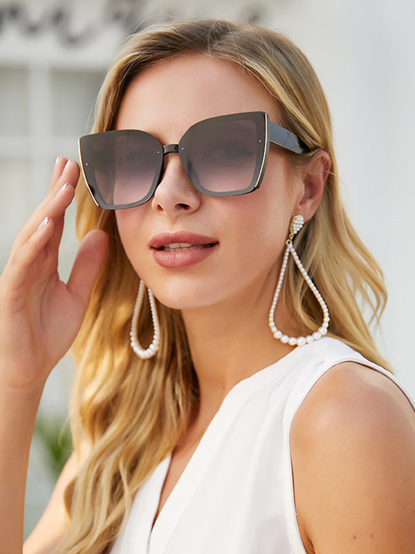 Lunettes de soleil géométriques anti-UV